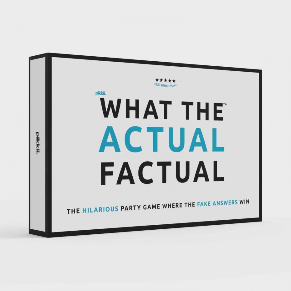 What The Actual Factual Card Game Box